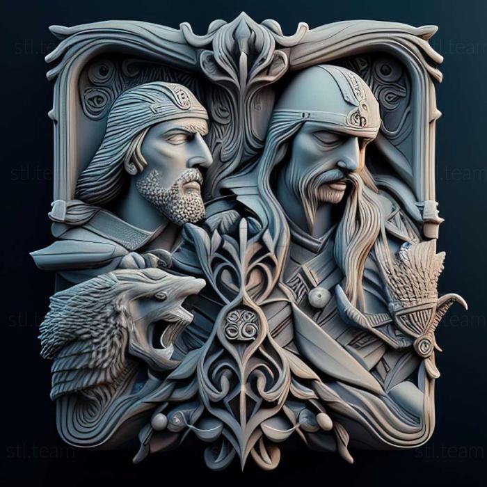 3D модель Kings Bounty Warriors of the North  Ice and Fire gameR dc (STL)